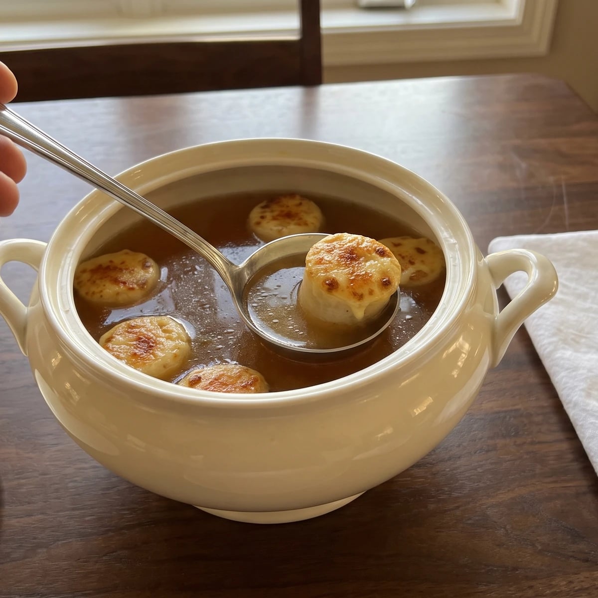 Consommé aux Diablotins