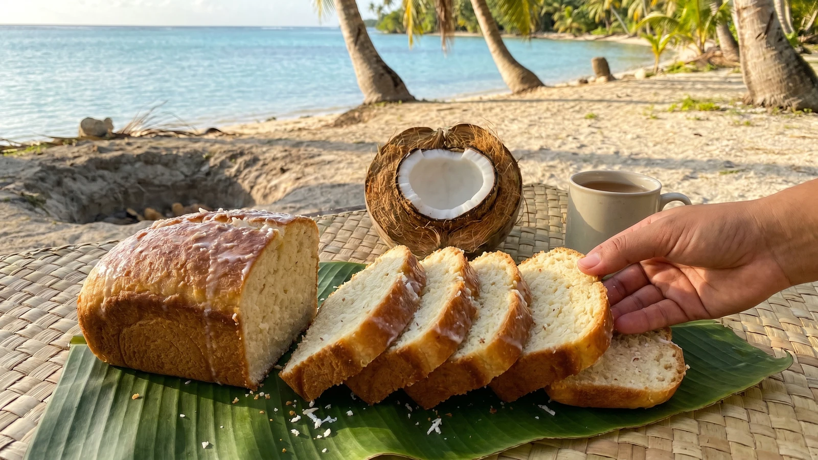 Faikakai (Tokelau Coconut Bread)