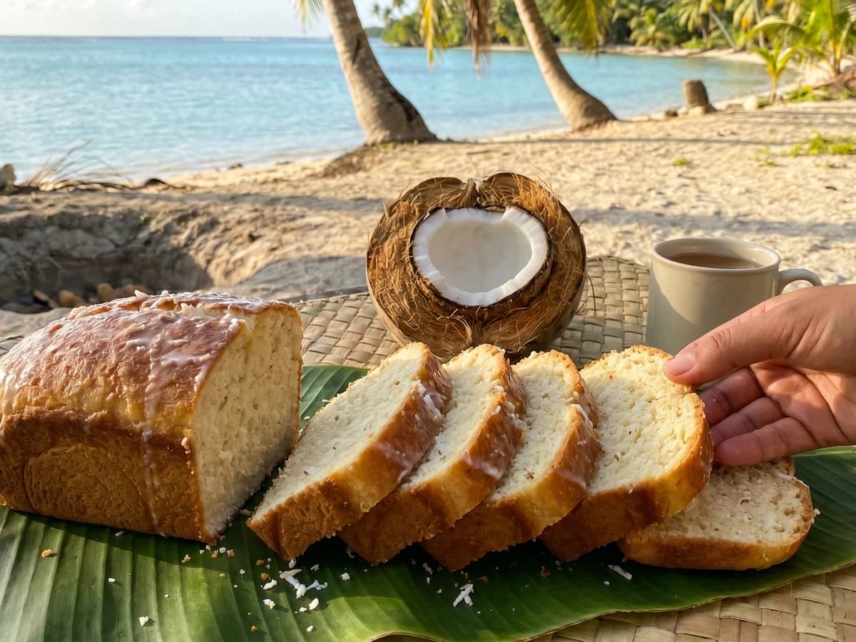 Faikakai (Tokelau Coconut Bread) - Chef Makoa