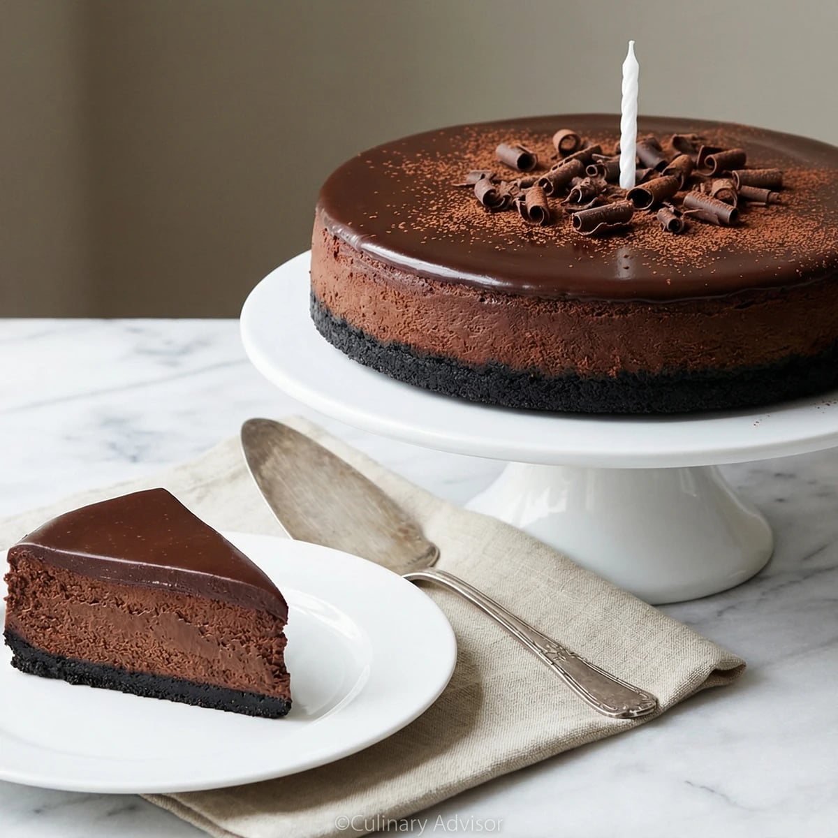 Classic Chocolate Cheesecake