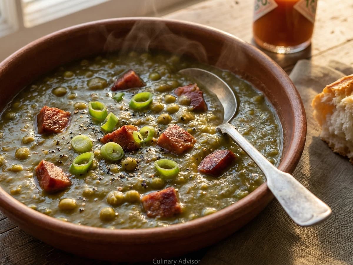 Split Pea Soup with Tasso - Chef Remy