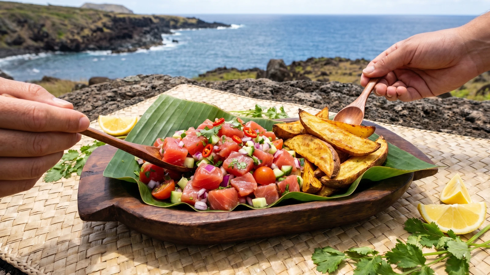 Ceviche de Atún Rapa Nui (Rapa Nui Tuna Ceviche with Kumara)