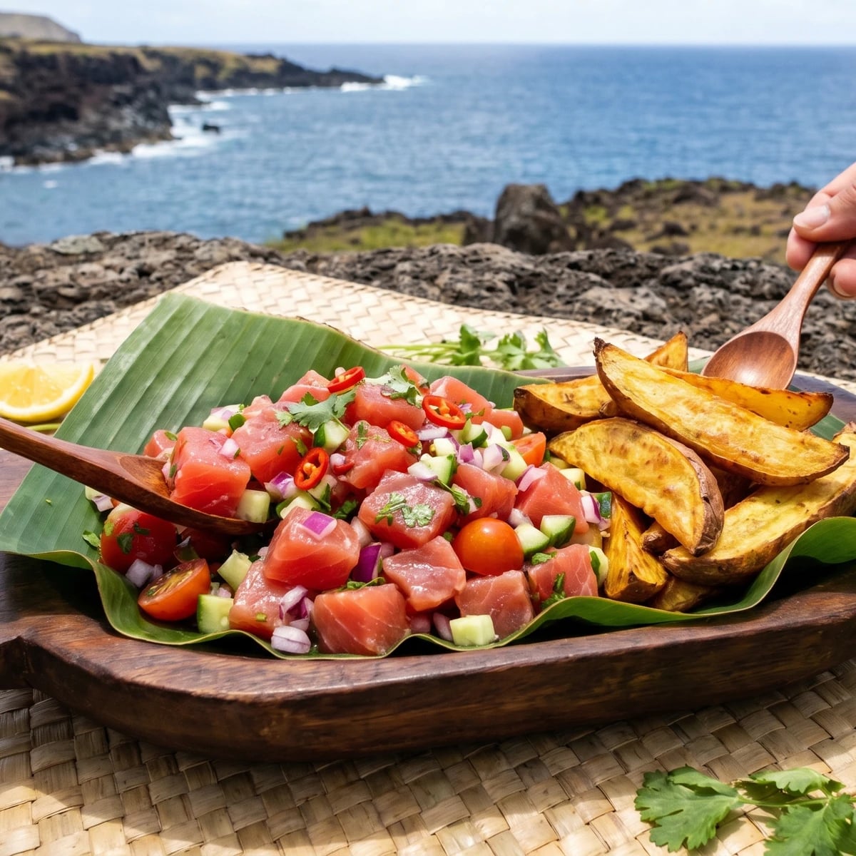 Ceviche de Atún Rapa Nui (Rapa Nui Tuna Ceviche with Kumara)