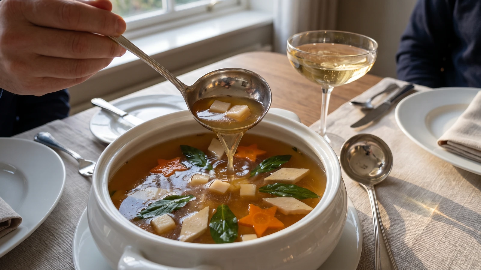 Consommé Bourdaloue