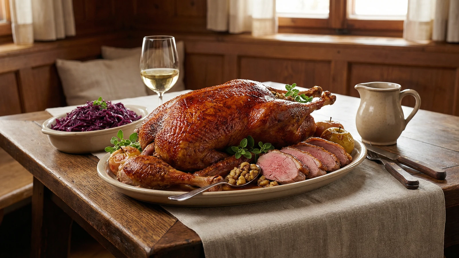 Martinigansl (St. Martin's Day Roast Goose)