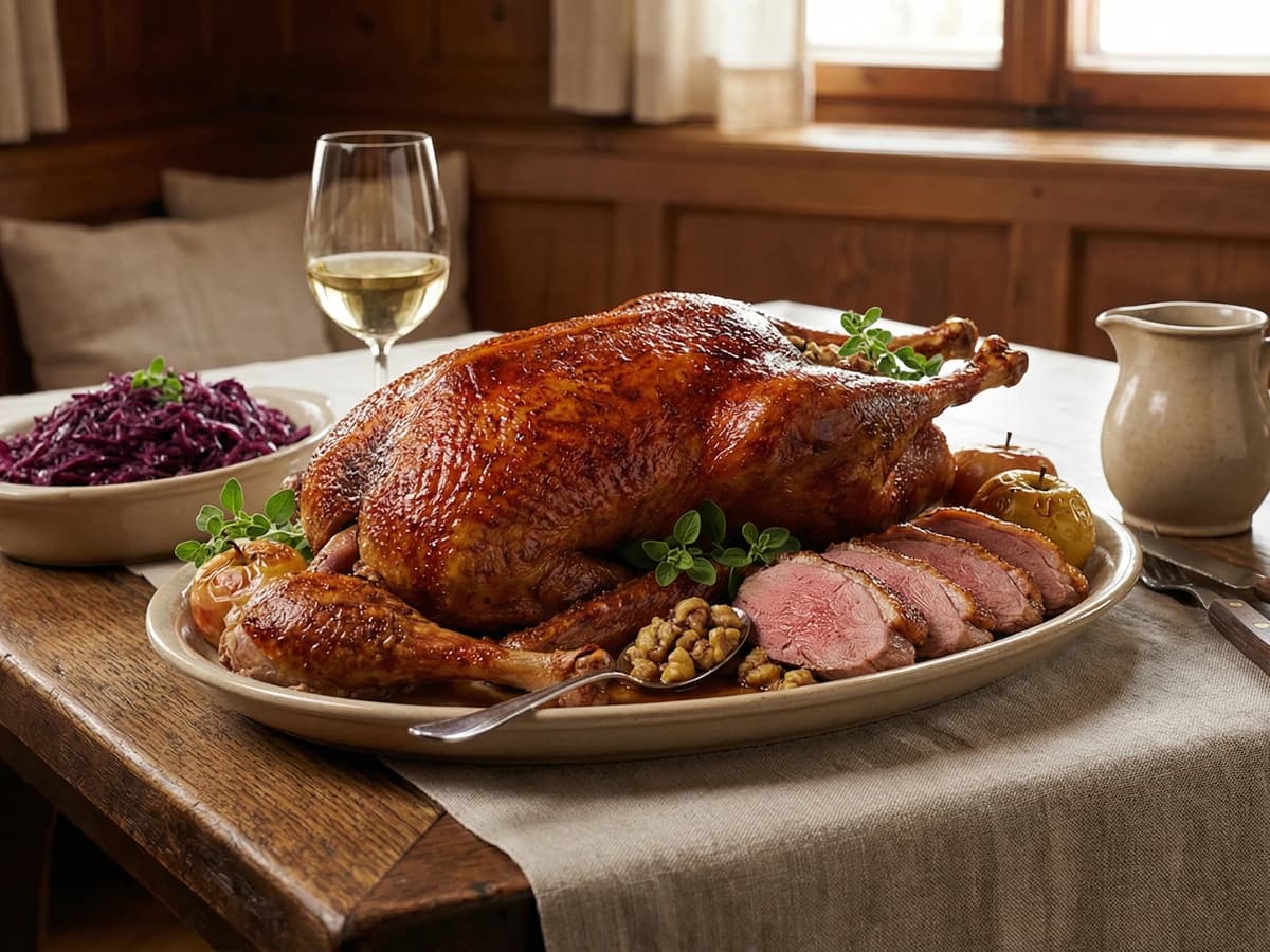 Martinigansl (St. Martin's Day Roast Goose) - Chef Elsa
