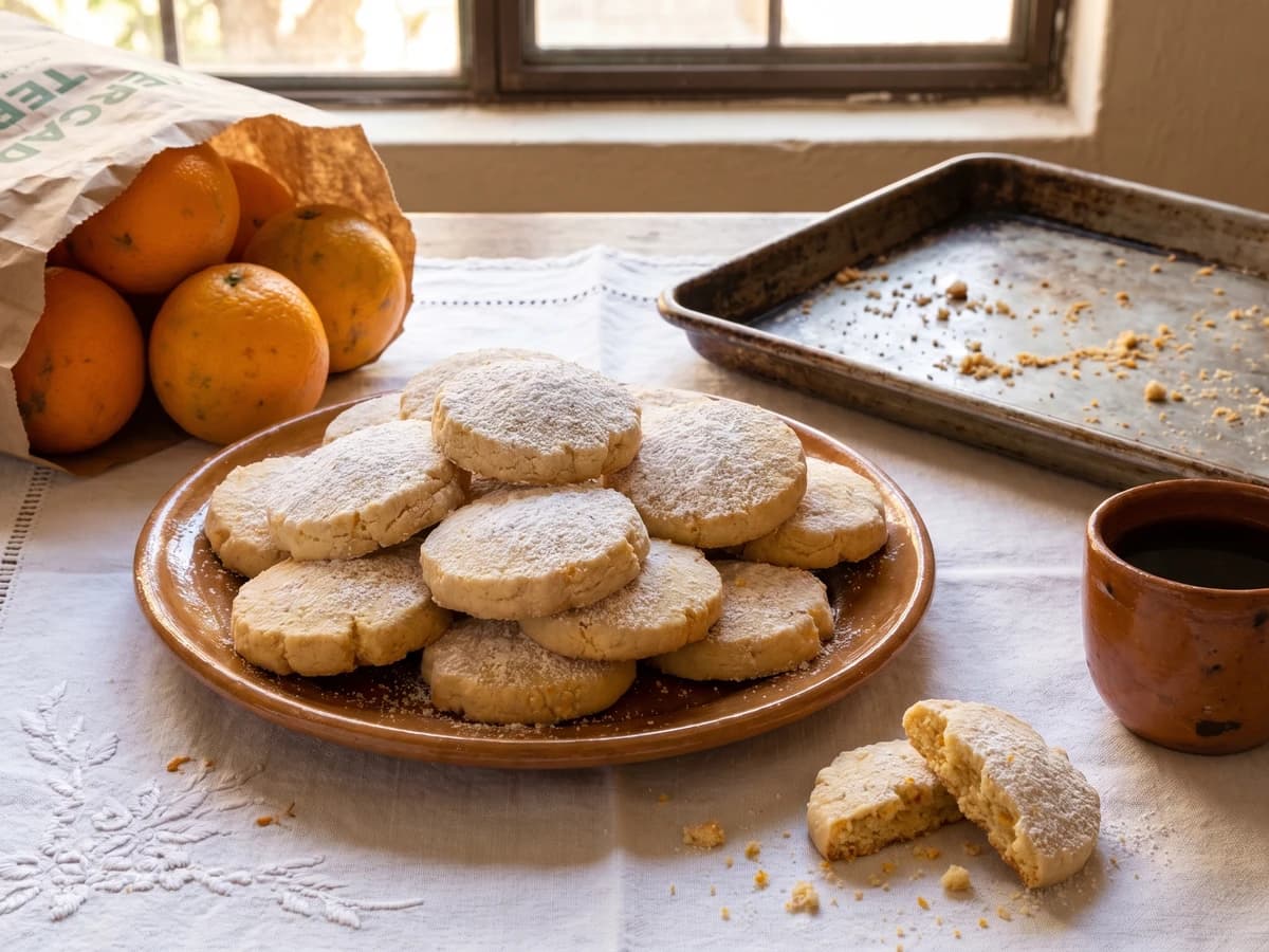 Polvorones de Naranja Aguascalentenses - Chef Lupita