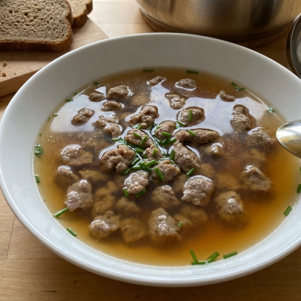 Schwäbische Leberspätzlesuppe