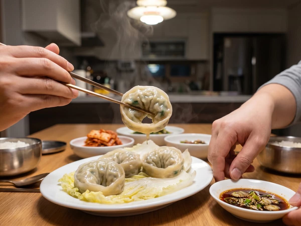 Jjin-mandu (Steamed Korean Dumplings) - Chef Jeong-sun