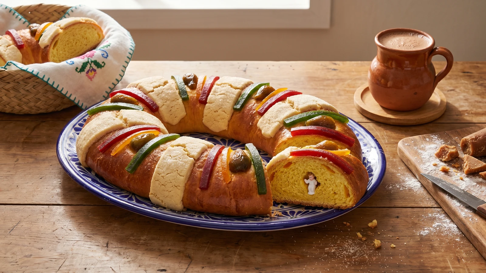 Rosca de Reyes del Centro de Mexico