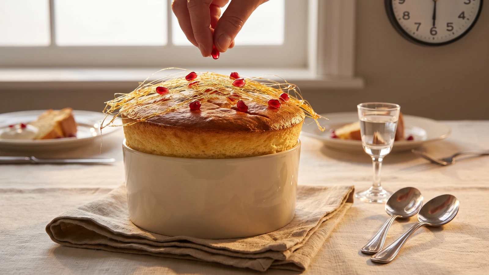 Pomegranate Soufflé “à l’Orientale”