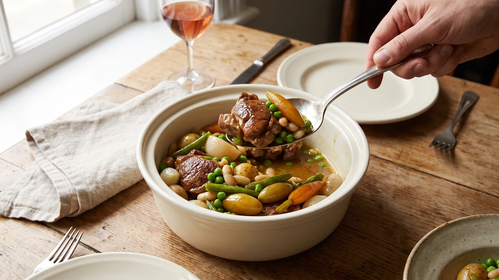 Sauté d’Agneau Printanier