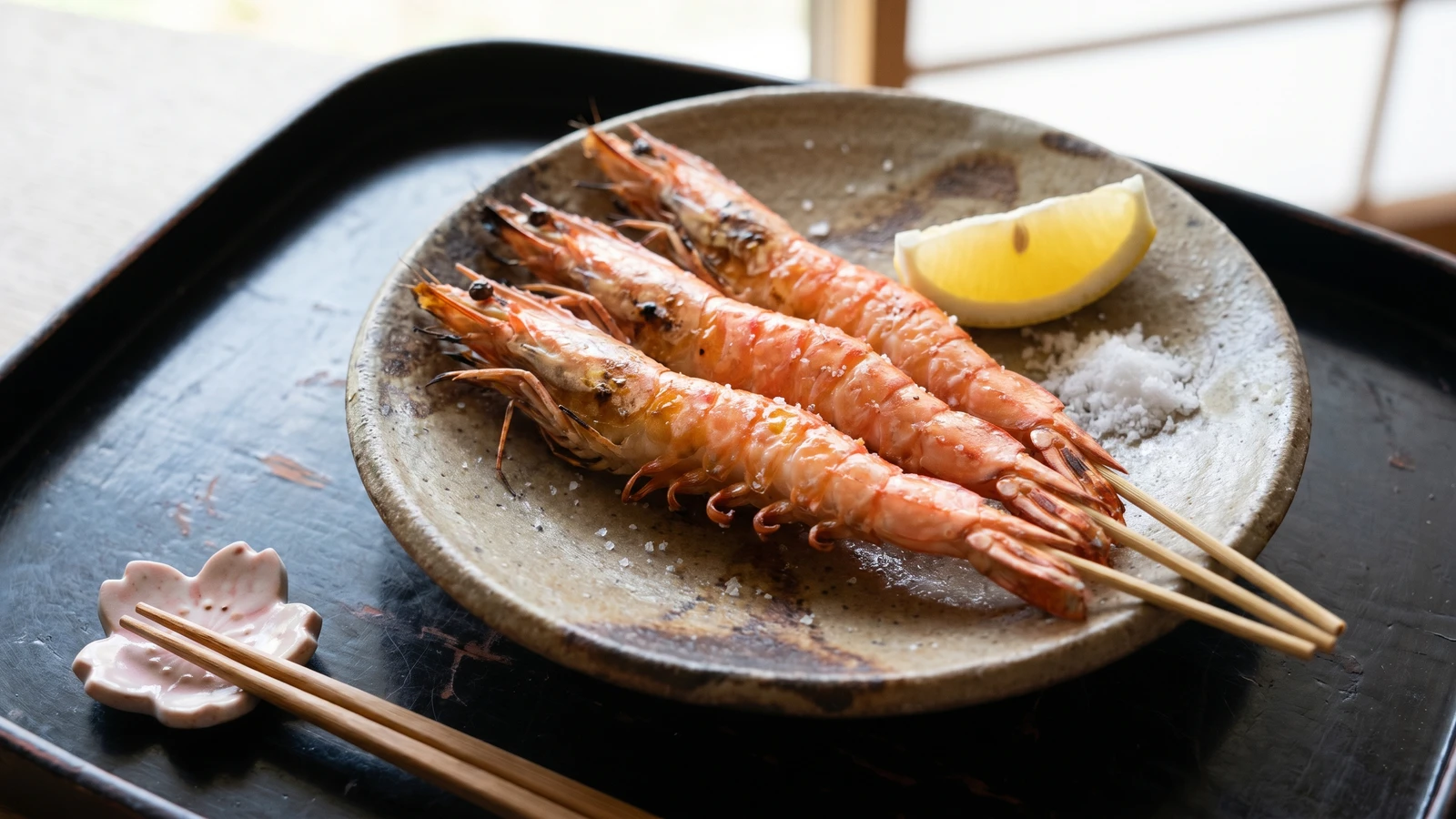 Grilled Shrimp Skewers (海老串焼き, Ebi Kushiyaki)