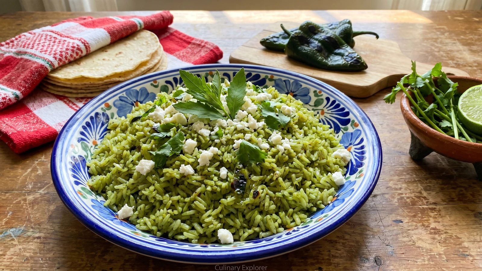 Arroz Verde Poblano