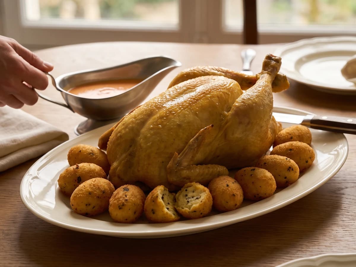 Poularde aux Œufs d’Or - Chef Juliette