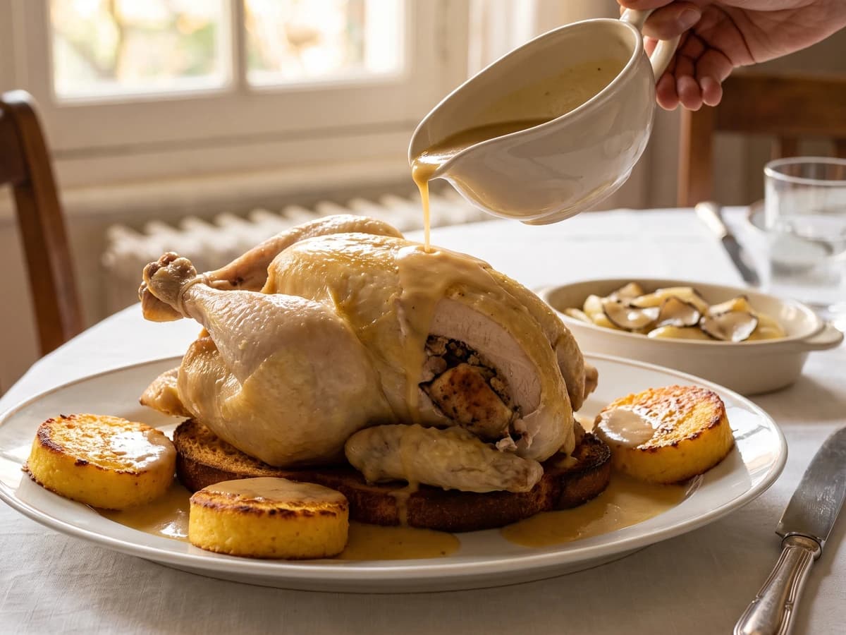 Poularde Marguerite de Savoie - Chef Juliette