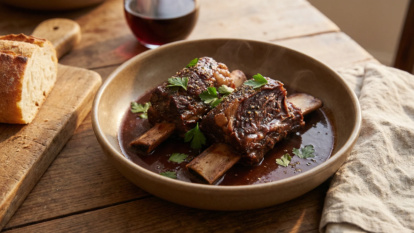 Braised Short Ribs with Red Wine