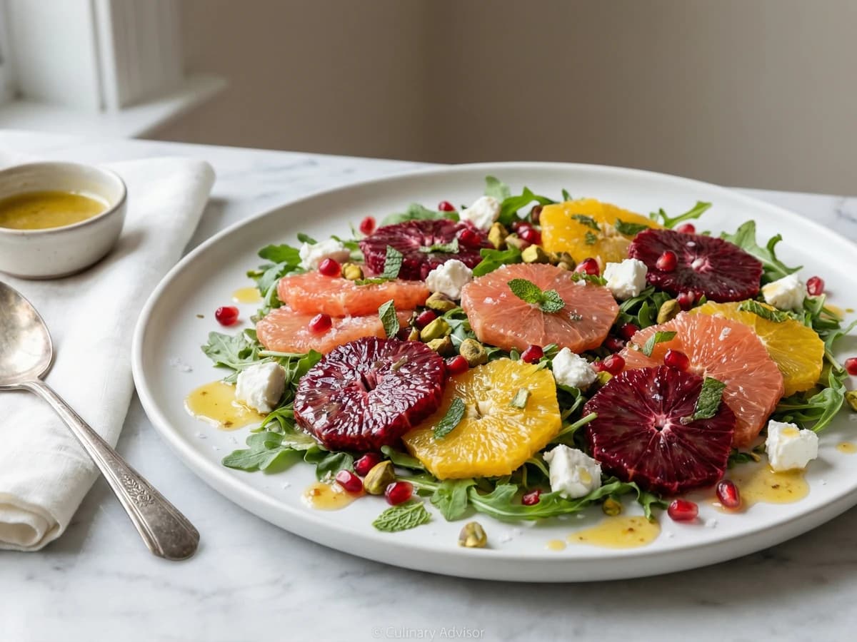 Winter Citrus Salad with Pomegranate - Chef Dean