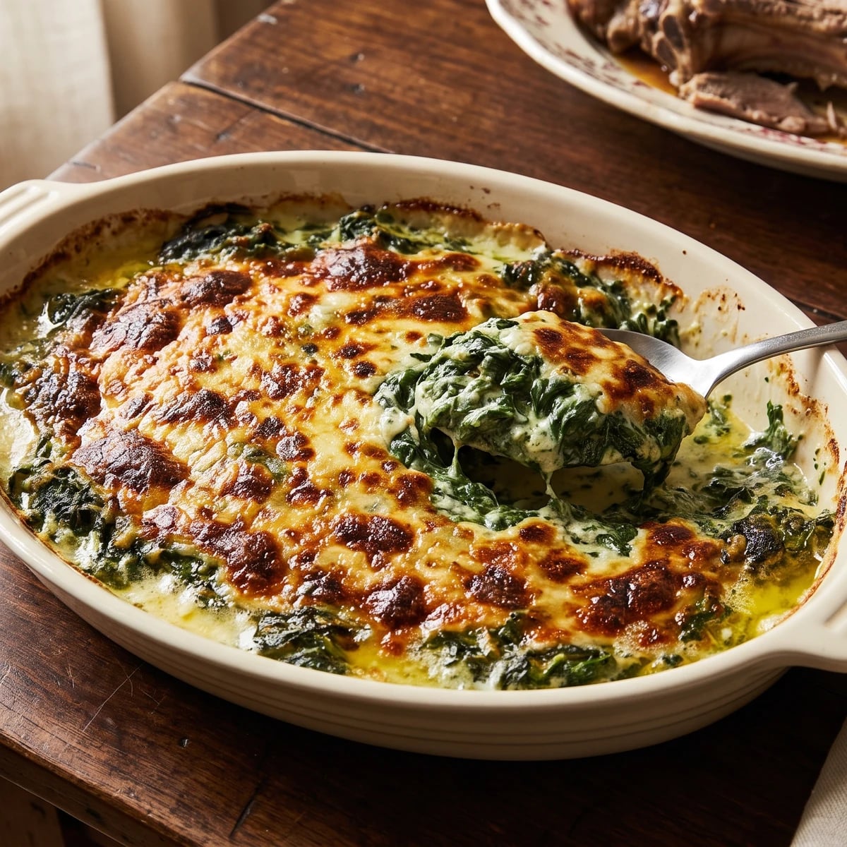 Épinards au Gratin
