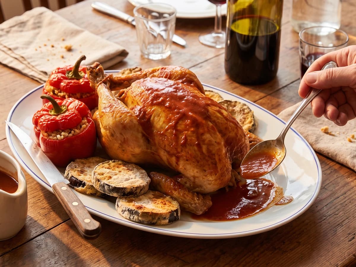 Poularde Andalouse - Chef Juliette