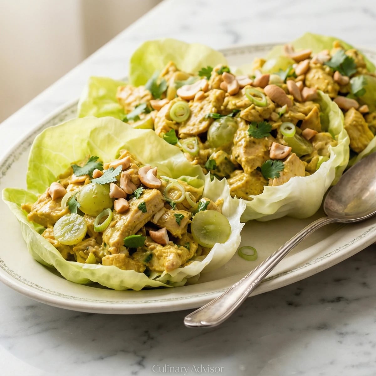 Curry Chicken Salad with Grapes