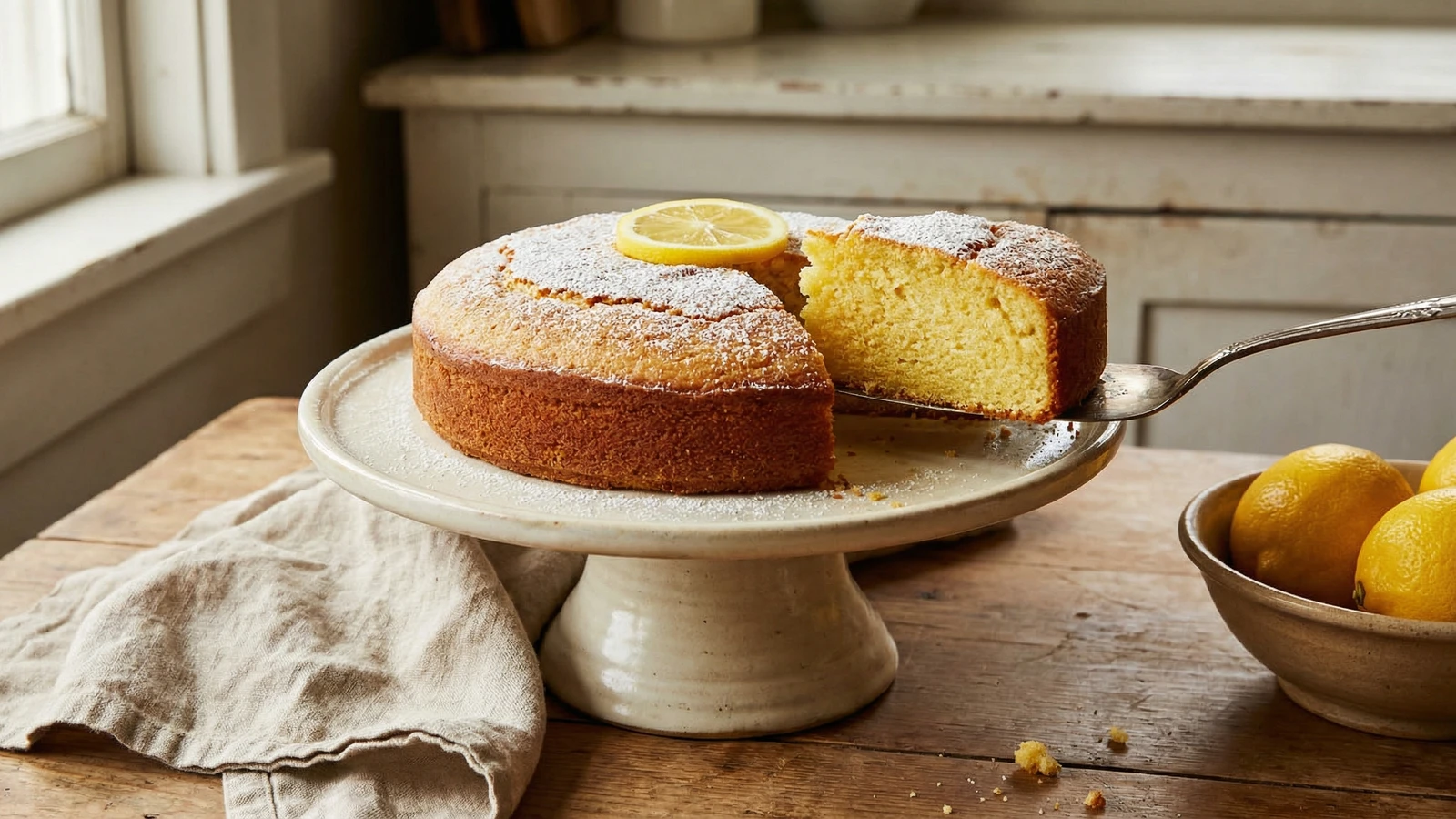 Single-Layer Meyer Lemon Olive Oil Cake