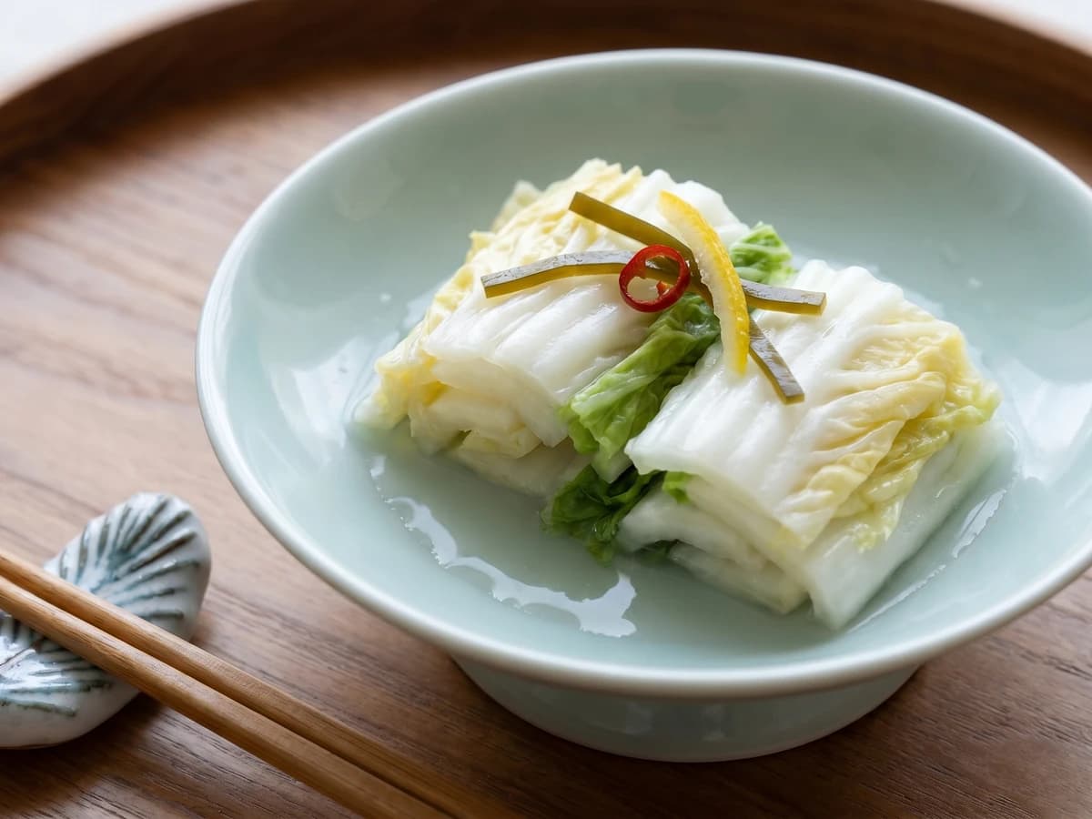Salted Napa Cabbage (白菜の塩漬け, Hakusai no Shiozuke)