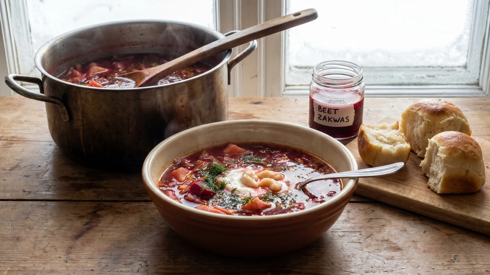 Poltavskyi Borshch (полтавський борщ, goose-broth borshch)