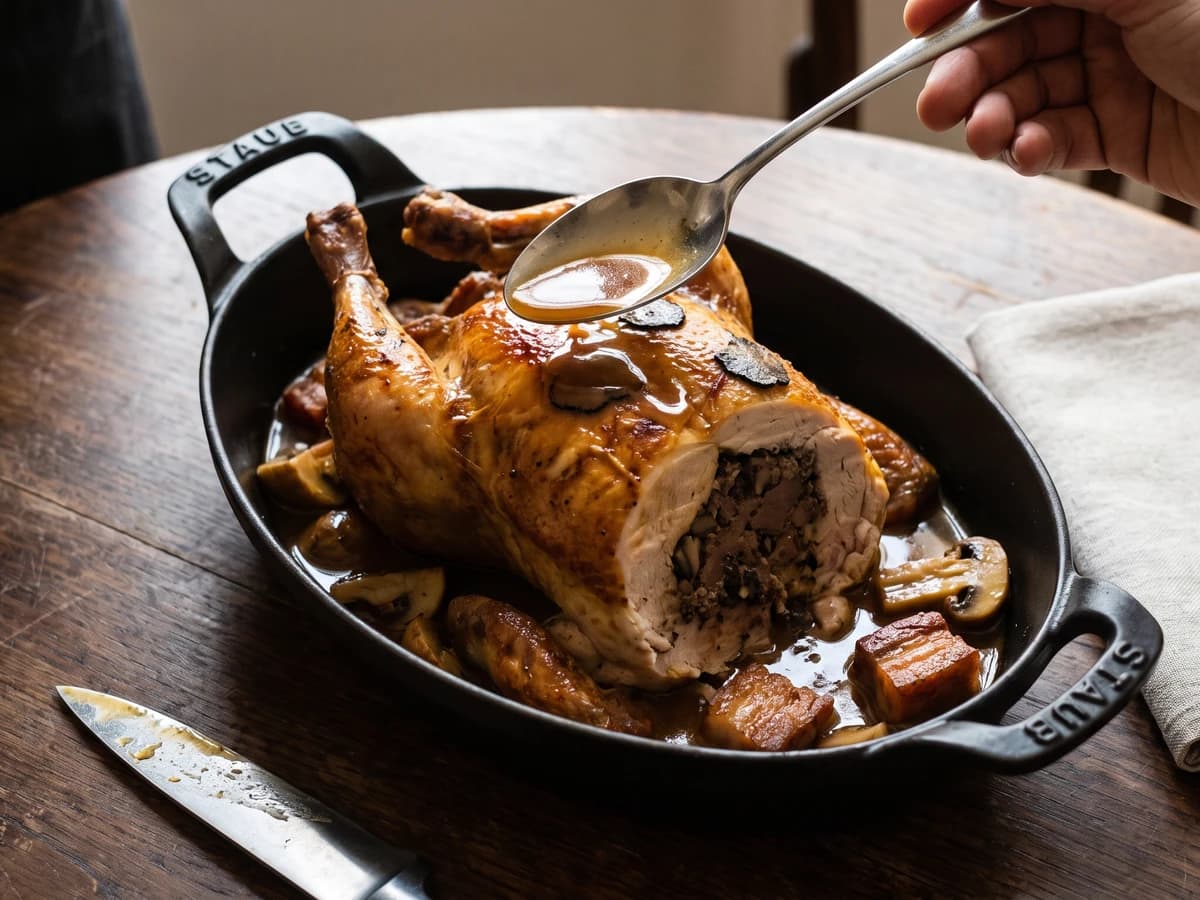 Poulet de Grains à la Belle-Meunière - Chef Juliette