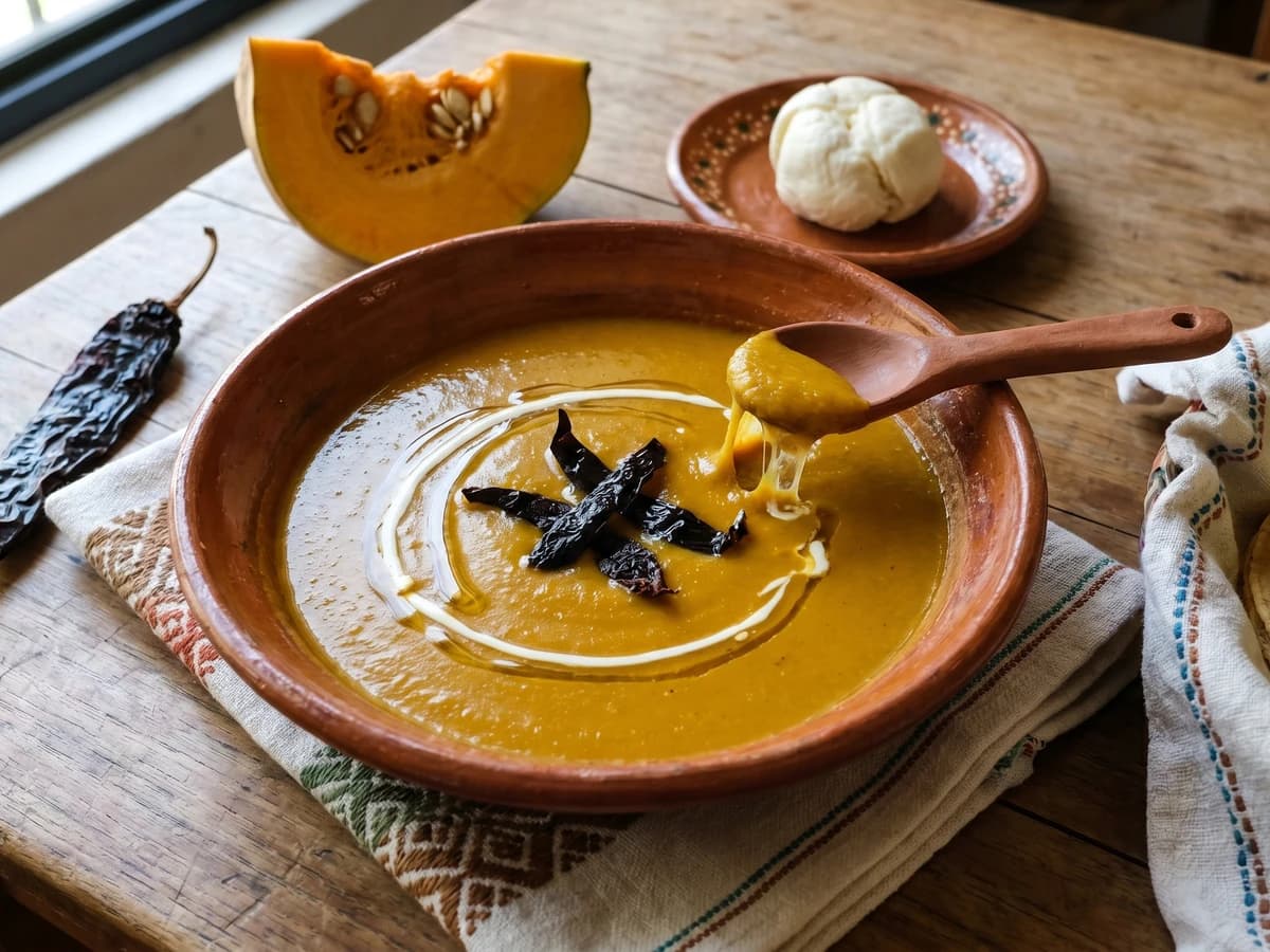 Crema de Calabaza con Quesillo