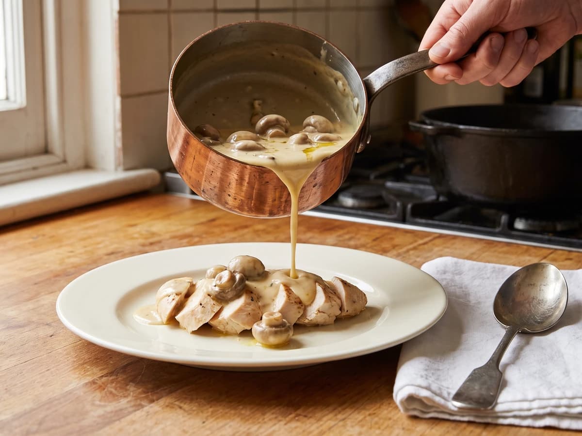 Mushroom Sauce - Chef Juliette