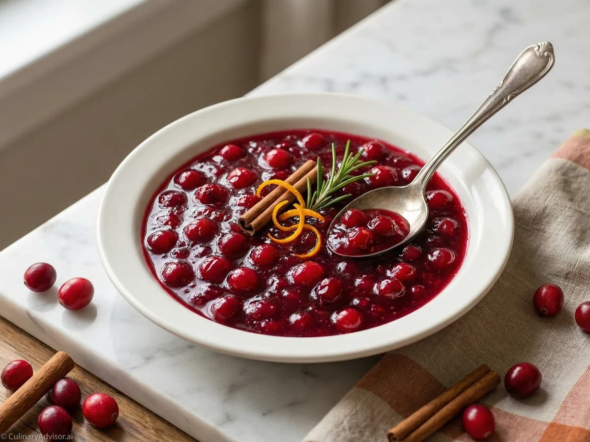 Homemade Cranberry Sauce - Chef Dean