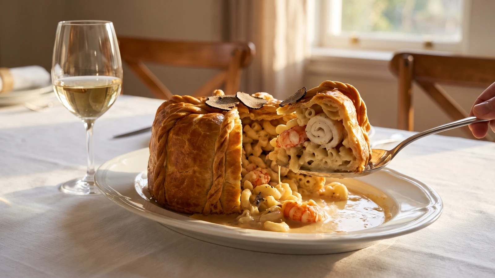 Timbale de Filets de Soles Grimaldi