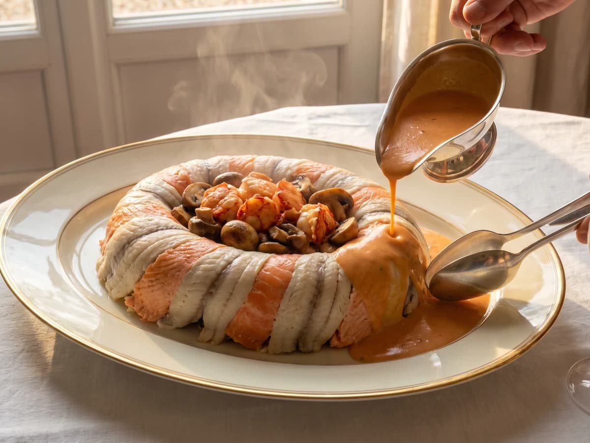 Turban de Filets de Soles et Saumon Villaret - Chef Juliette