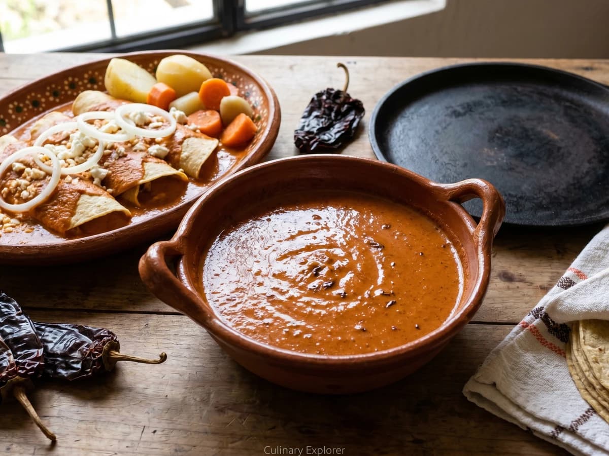 Salsa de Chile Ancho y Leche para Enchiladas Queretanas - Chef Lupita