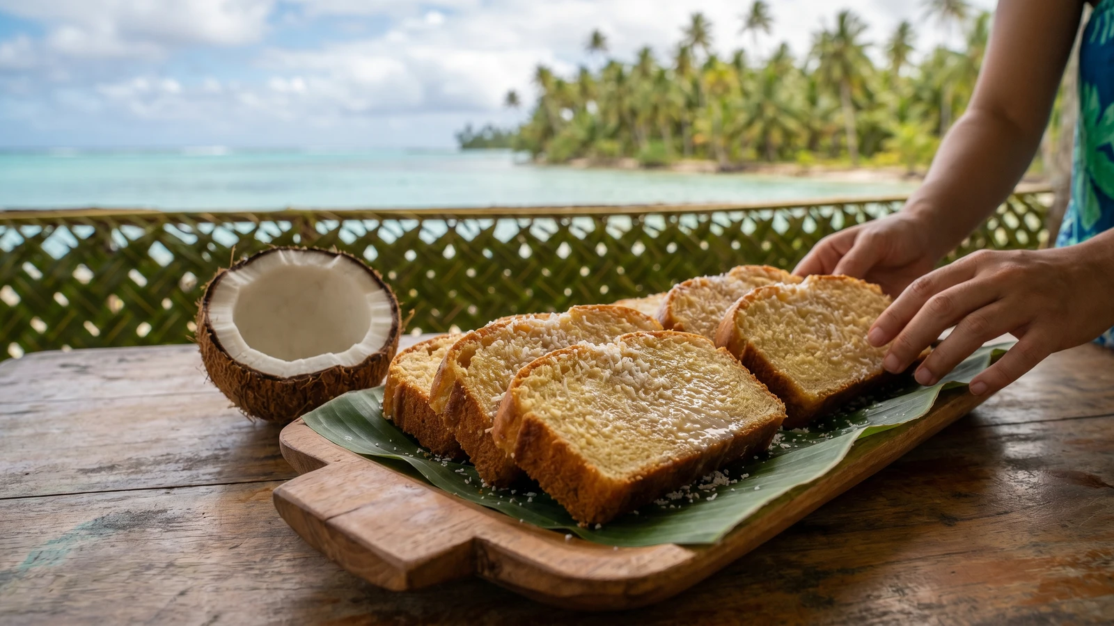 Pain Coco, Faraoa Haʻari (Tahitian Coconut Bread)