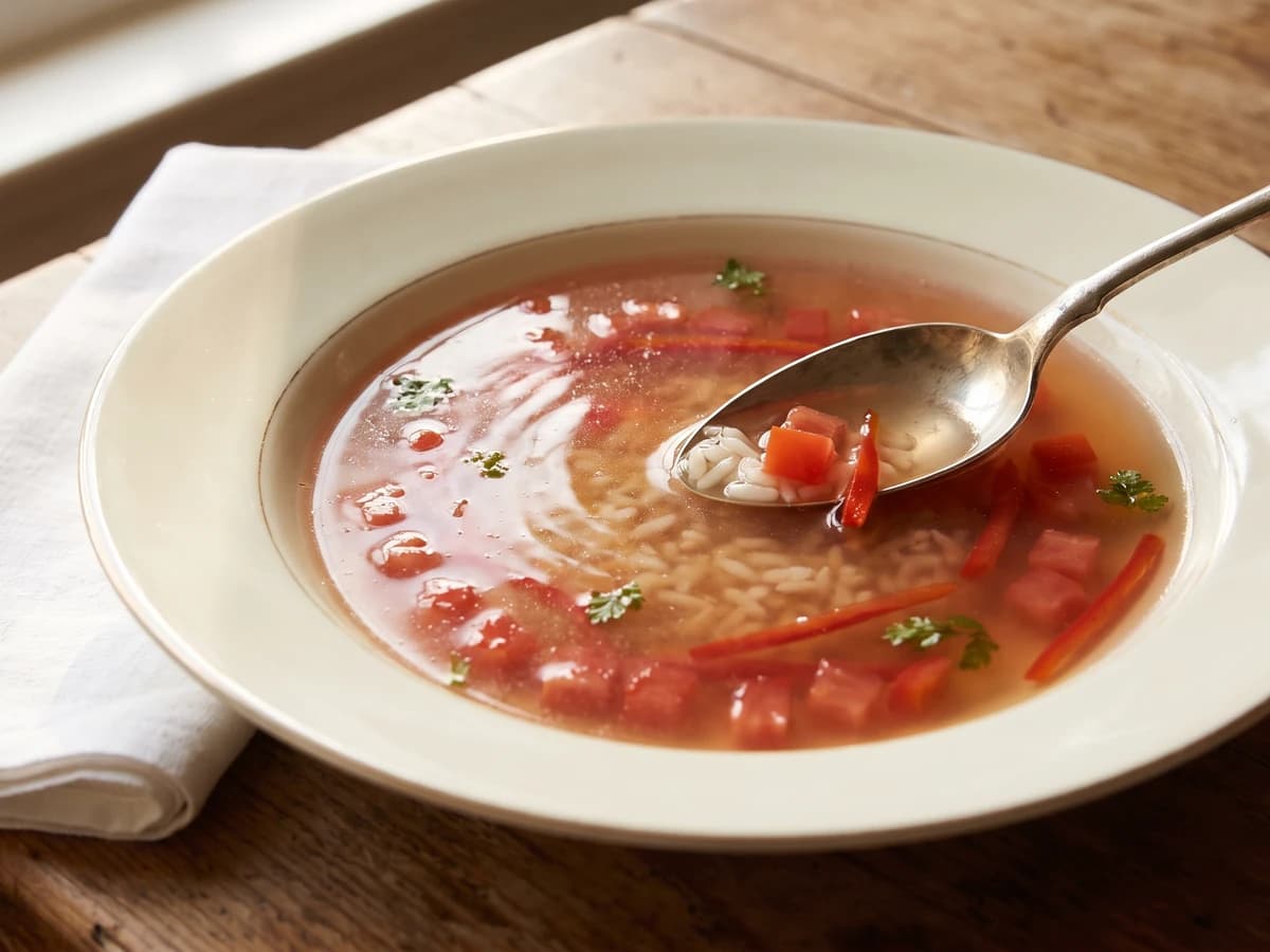 Consommé Carmen - Chef Juliette