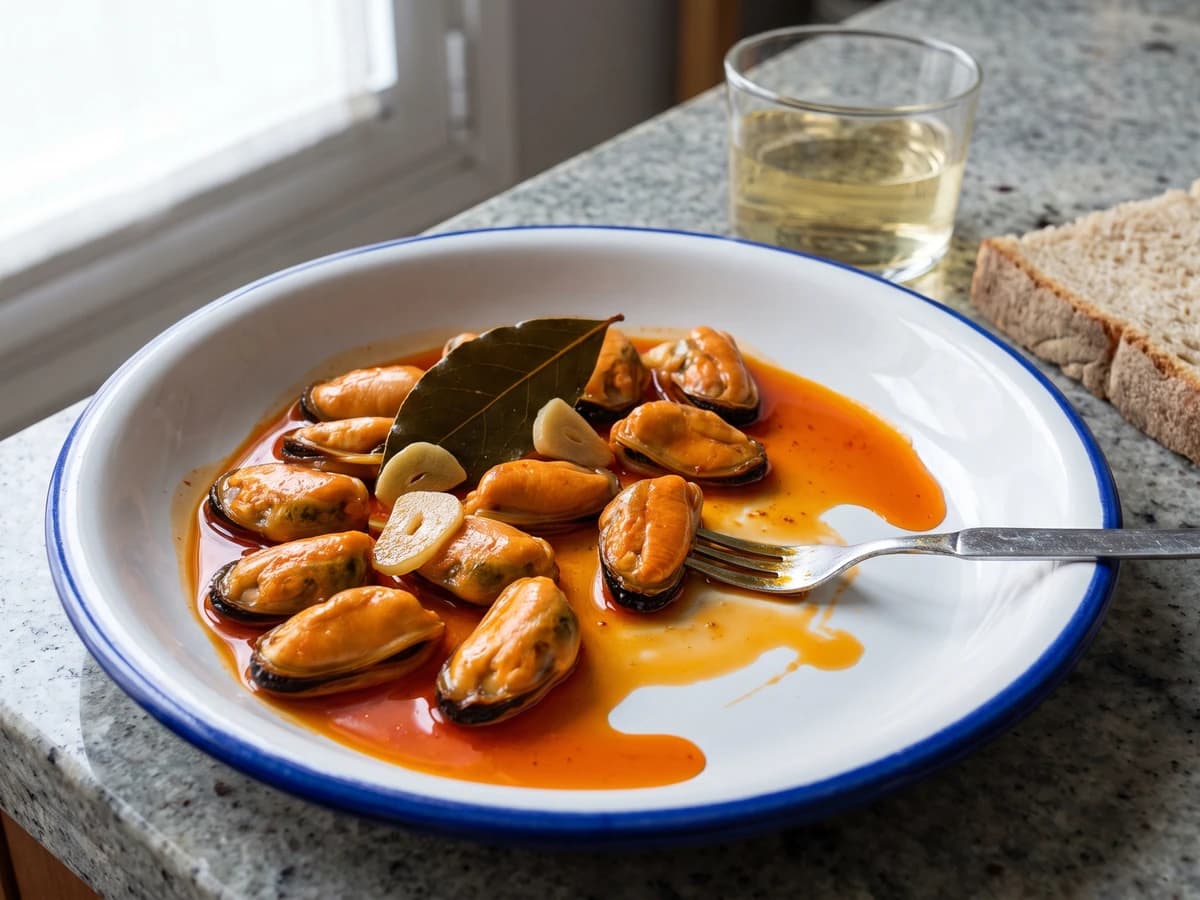 Mejillones en Escabeche Gallegos - Chef Isabel