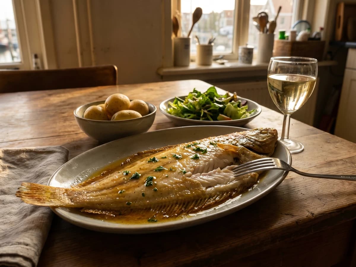 Tong Meunière (North Sea Sole in Lemon Butter) - Chef Joost