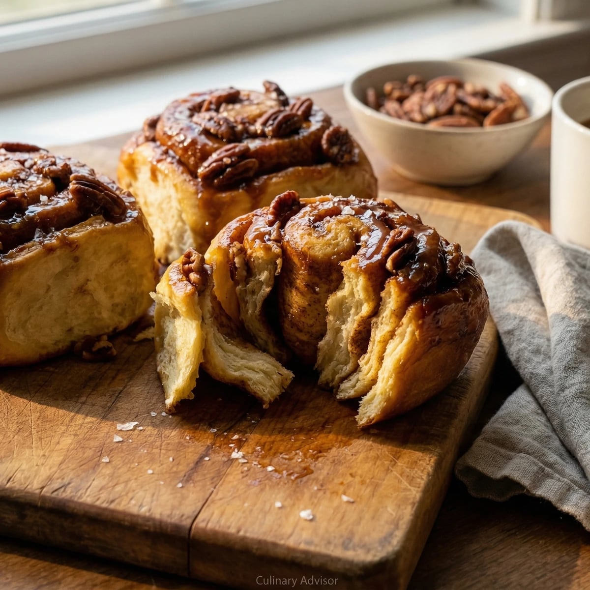 Bourbon Pecan Morning Buns
