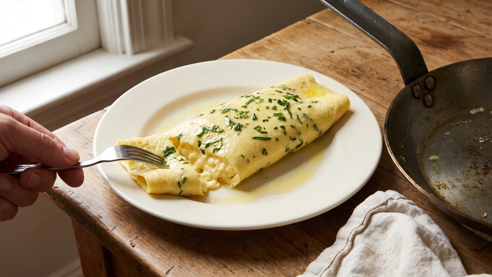 Omelette aux Fines Herbes