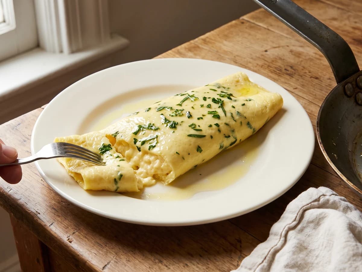 Omelette aux Fines Herbes - Chef Juliette