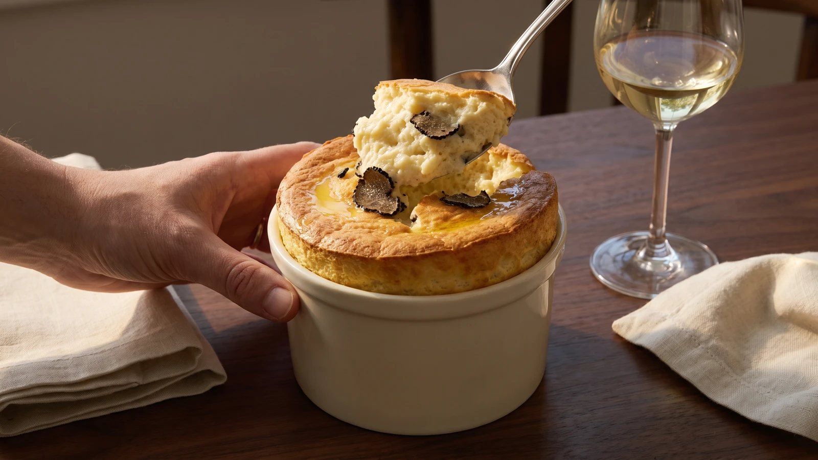 Soufflé de Volaille à la Périgord