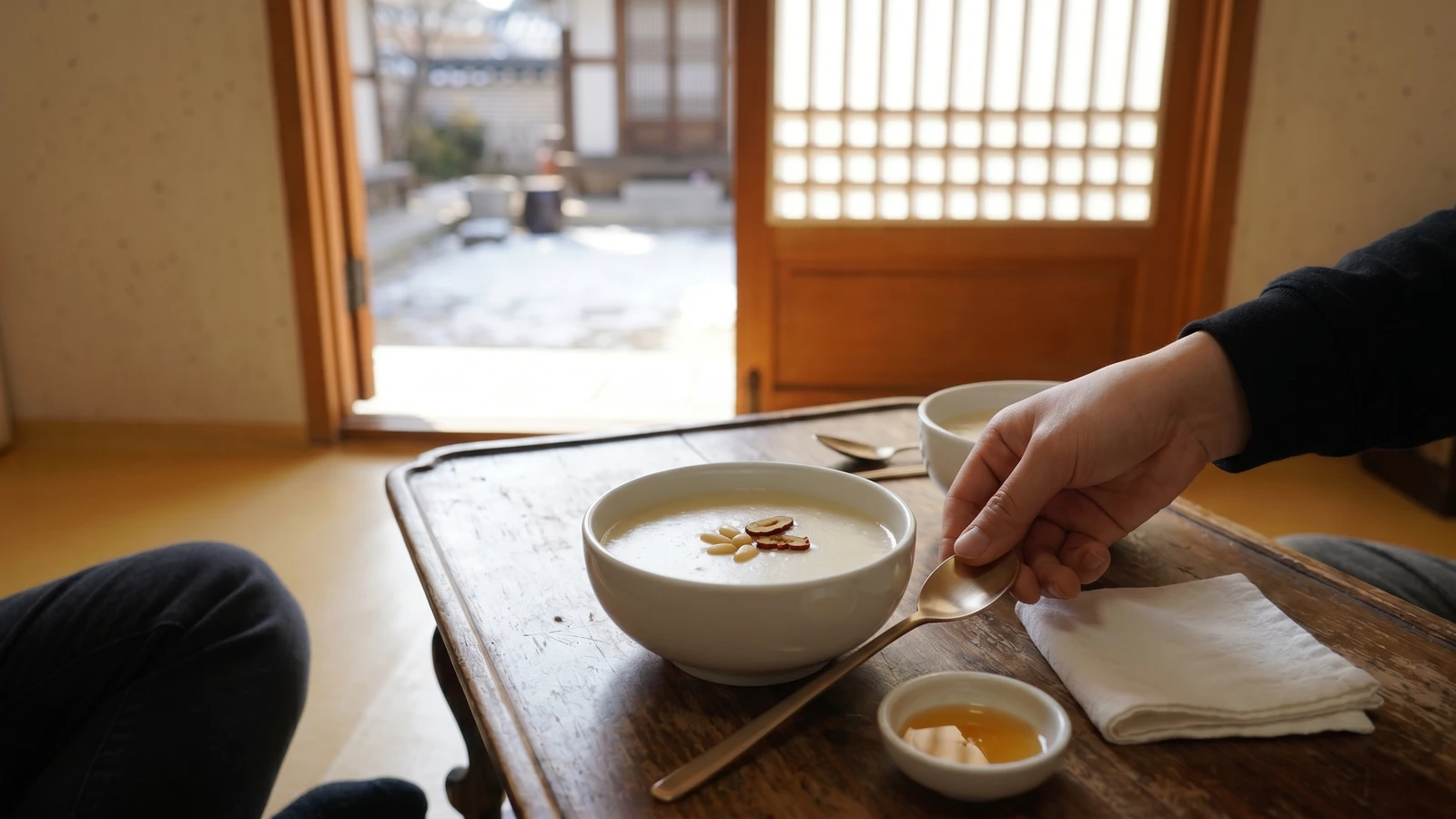 Jatjuk (Pine Nut Porridge)