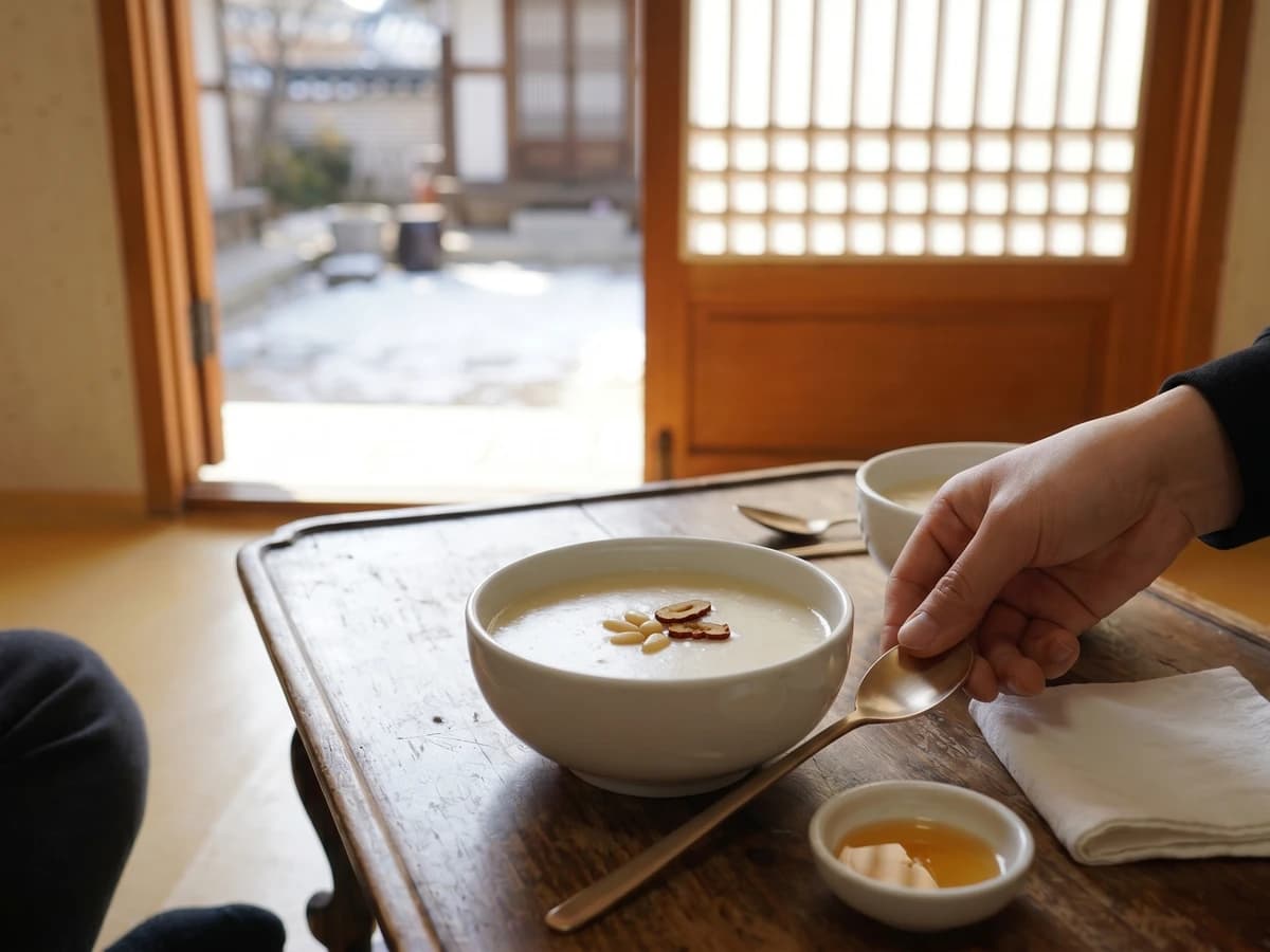 Jatjuk (Pine Nut Porridge)