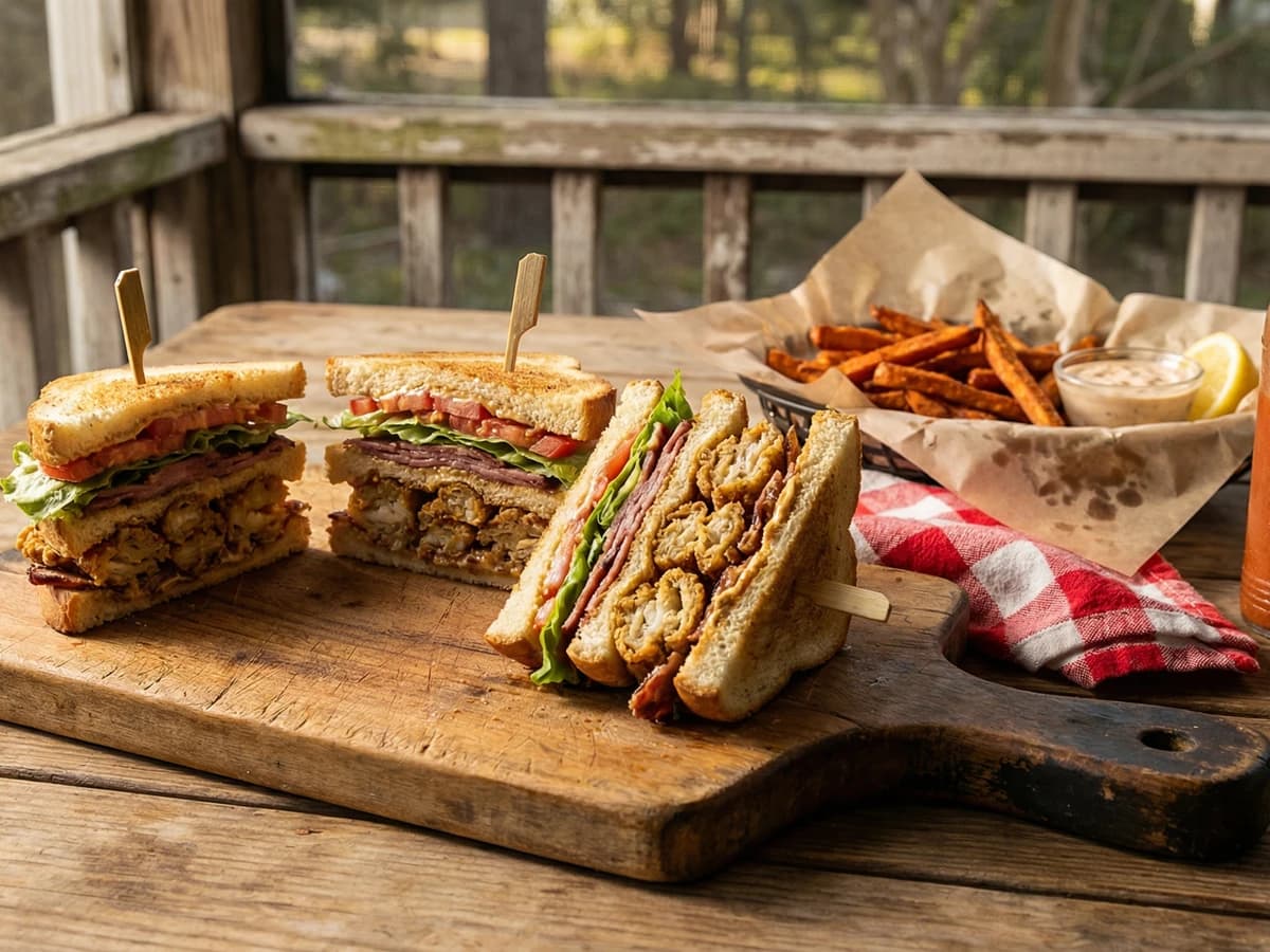 Louisiana Club Sandwich