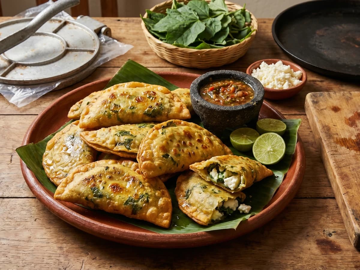 Empanadas de Chaya Tabasqueñas - Chef Lupita