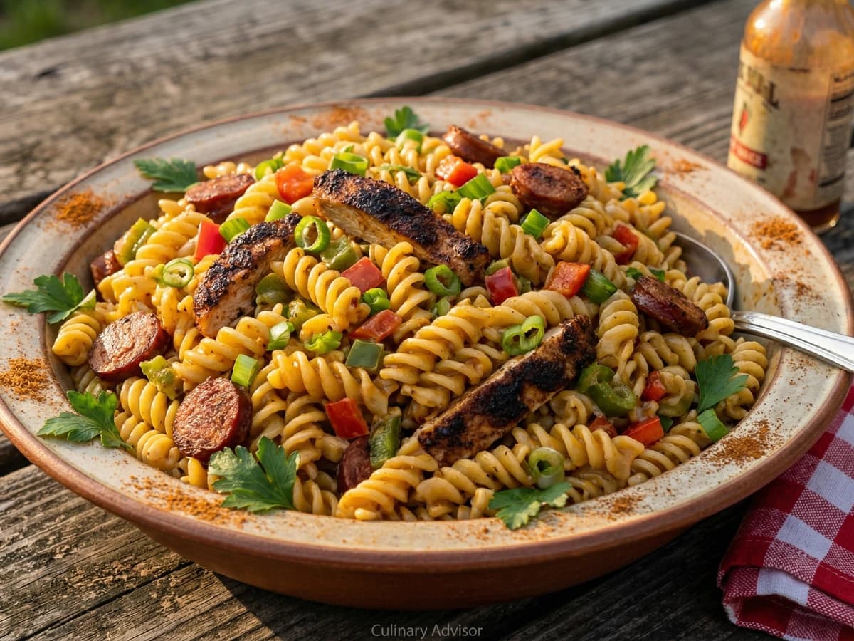 Cajun Chicken Pasta Salad - Chef Remy