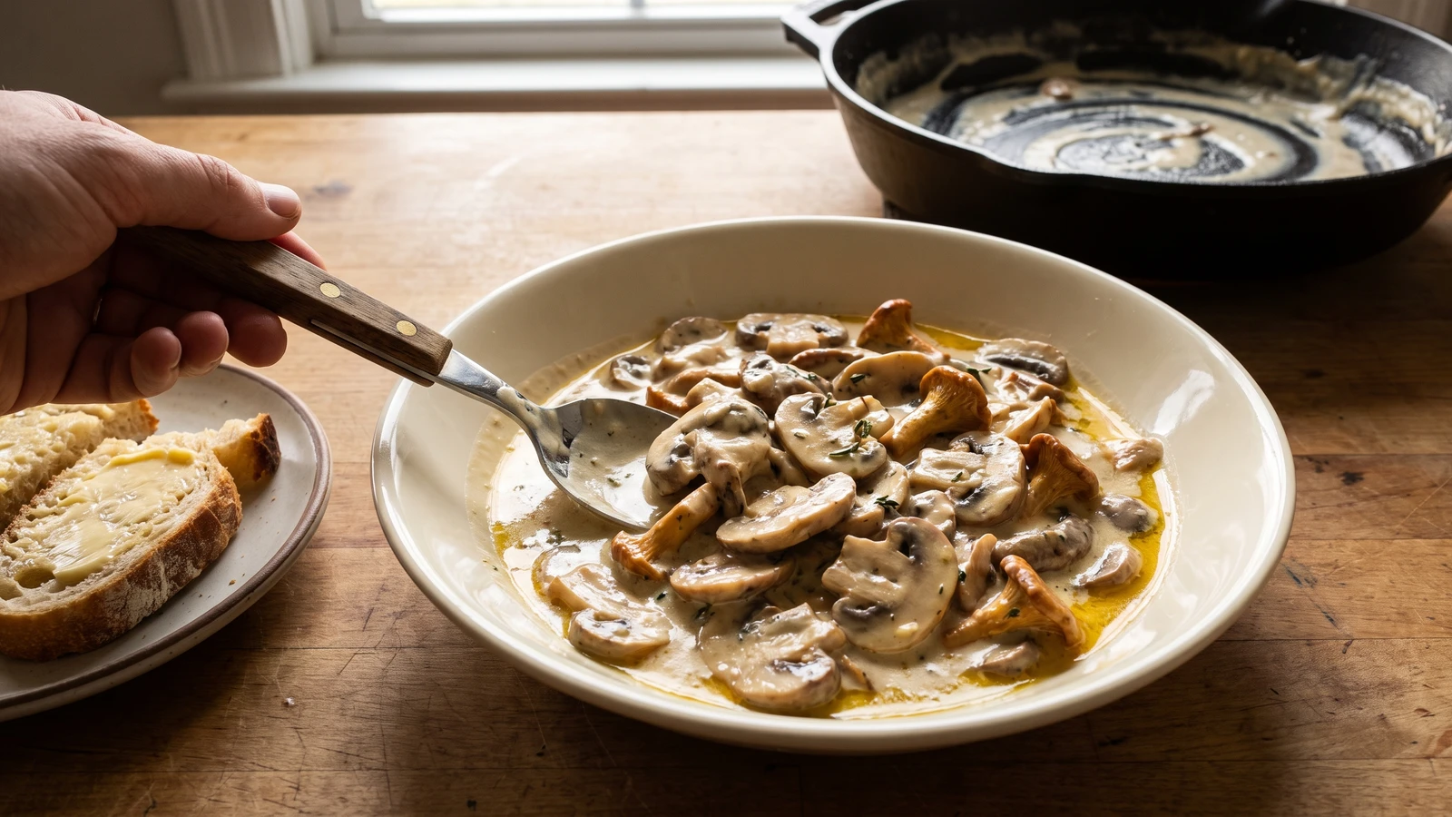 Champignons à la Crème