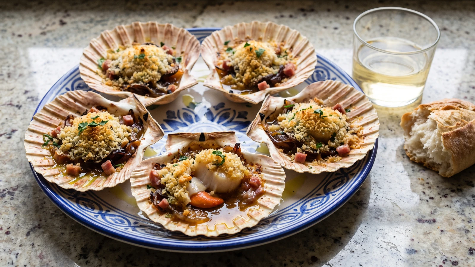 Vieiras al Horno
